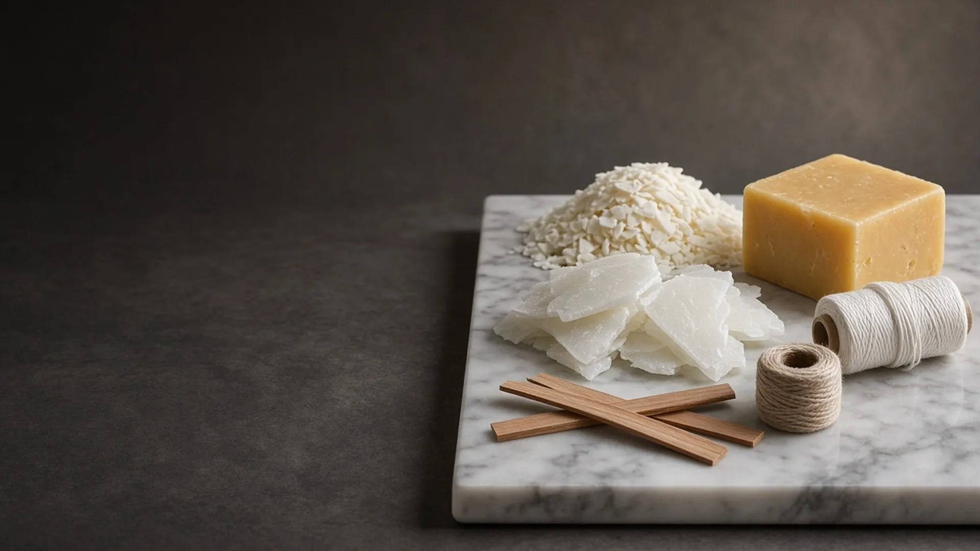 Ivory soy wax flakes