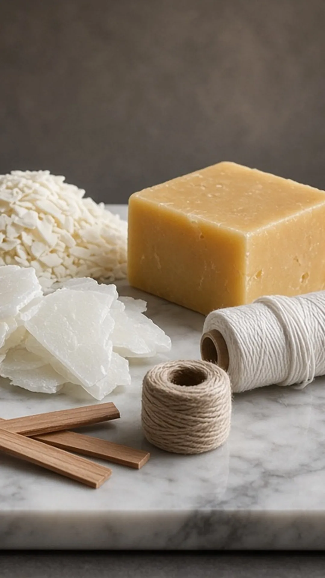 Ivory soy wax flakes